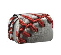 ULKMFFCF Trousse à crayons double couche avec imprimé chihuahua dépressif, pochette à stylos pour étudiants, fournitures scolaires, organisateur de voyage, Baseball Lace Close Up, Taille unique