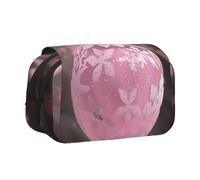 ULKMFFCF Trousse à crayons double couche avec imprimé planètes spatiales pour étudiants, fournitures scolaires, organisateur de voyage, Belle boule de Noël, Taille unique, Cartable