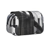 ULKMFFCF Trousse à crayons double couche avec motif de voiture sous les arbres fruitiers - Pour étudiants, fournitures scolaires, voyage, Brooklyn Bridge, Taille unique, Cartable
