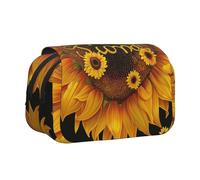 ULKMFFCF Trousse à crayons double couche avec motif de voiture sous les arbres fruitiers - Pour étudiants, fournitures scolaires, voyage, Blessed to Be Called Nana Tournesol, Taille unique, Cartable