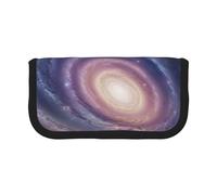 ULKMFFCF Trousse à crayons en toile avec impression d'énergie cosmique - Grande capacité pour l'école, le bureau, les stylos, les cosmétiques, Noir , Taille unique, Cartable