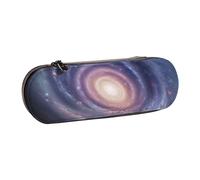 ULKMFFCF Trousse à crayons rigide en cuir synthétique avec imprimé tournesol pour l'école, le bureau, les voyages et le maquillage, Spirale spatiale énergie cosmique, Taille unique, Cartable