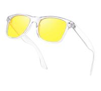 Ulknyss Lunettes Conduite de Nuit Homme Femme Polarisés - Anti éblouissement Lunette Vision Nocturne Verre Jaune