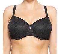 ulla Lingerie féminine, Soutien-gorge Alice, bonnets B à G avec armature, modèle 3823 - Noir - 85K