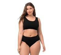 Ulla Popken 4056088484948 Bustier, Opaque, Schwarz, 42/44 Femme