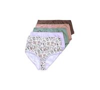 Ulla Popken 5er-Pack, Maxi Slips, Paisley Passions Culottes, Multicolore, 44-46 Femmes