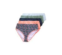 Ulla Popken 5pcs, Midi-Slips, Bow Rain sous-vêtement, Bleu Nuit, 62-64 Femmes