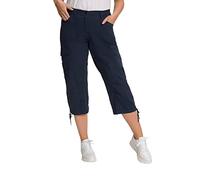 Ulla Popken 7/8 Cargohose Pantalon Cargo, Marine, 40W / 32L Femme