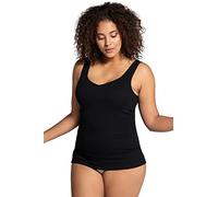 Ulla Popken Achselhemd Maillot De Corps, Noir (Schwarz 10), 56-58 Femme