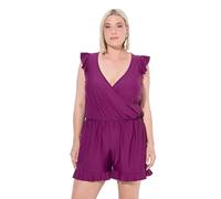 Ulla Popken Badekleid, Melody, Uni Maillot de Bain Une pièce, Rose Baies, 50 Femmes