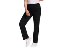 Ulla Popken Basic-Stretchhose Mony Pantalons, Schwarz, 40W X 32L Femme