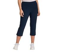 Ulla Popken Bengalinhose, WaDenlang Pantalon, Blauschwarz, 47W / 32L Femme