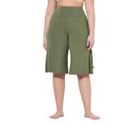 Ulla Popken Bermuda pour Femme Grandes Tailles Grande Taille Jambe Droite Taille élastique