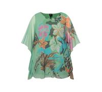 Ulla Popken Blouse 2 Couches 831846 T-Shirt, Vert Clair, 56/58 FR Femmes
