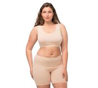 Ulla Popken Bustier, Schlupfform, Einfarbig Bras, Opaque, Perlweiß, 64-66 Femme