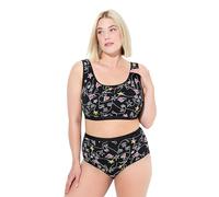 Ulla Popken Bustier, Schlupfform, Ohne Bügel Soutien-Gorge, 100 Pouces, Noir, 46-48 Femmes