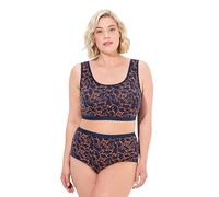 Ulla Popken Bustier, Schlupfform, Ohne Bügel Soutien-Gorge, Kupfer, 50-52 Femme