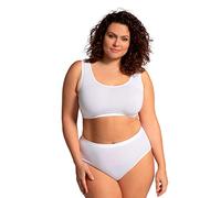 Ulla Popken Bustier Soutien-Gorge de T-Shirt, schneeweiß, 64-64 Femme