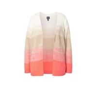 Ulla Popken Cardigan beige / saumon / orange chiné / blanc, Taille L-XL