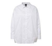 Ulla Popken Chemisier à Col de Chemise Surdimensionné Blouses, Blanc Neige, 48-50 Femme