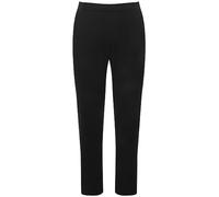 Ulla Popken Chino Pantalon, Noir, 50W x 32L Femme
