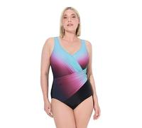Ulla Popken Dana Maillot de Bain Grande Taille pour Femme Grandes Tailles, Noir, 56