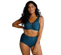 Ulla Popken Entlastungs-BH, Cup C-G Soutien-Gorge, Opaque, Pétrole, 125D Femme