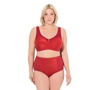Ulla Popken Entlastungs-BH, Struktur, Ohne Bügel, Cup C-H Soutien-Gorge, Salsa, 100F Femmes