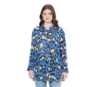 Ulla Popken Femme Chemisier | Grandes tailles, Plus Size, Chemisier motif léopard, coupe évasée