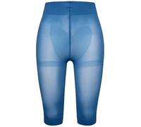 Ulla Popken Femme Collant cycliste, 80 deniers. Longueur genoux. Protège les cuisses contre les frottements. bleu moyen 58+ 799278731-58+