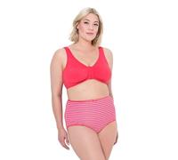 Ulla Popken Femme Grandes Tailles Brassière avec Fermeture sur Le Devant, possibilité Allaitement - Bonnet C-D, E-F Rose Vif 85D 689668523-85D