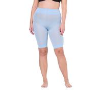 Ulla Popken Femme Grandes tailles Cycliste, 80 deniers. Protège des cuisses contre les frottements, longueur aux genoux. bleu clair 50+ 799278720-50+