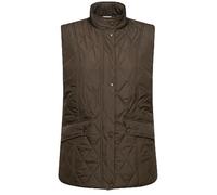 Ulla Popken Steppweste, Wasserabweisend, Fasanen-futter, Ärmellos Veste, Dunkles Oliv, 50-52 Femme