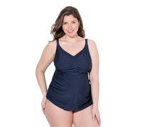 Ulla Popken Femme Grandes Tailles Haut de Tankini de Grossesse Marine 42+ 839813130-42+