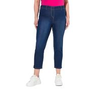 Ulla Popken Femme Grandes Tailles Jegging Sienna 7/8. Jambe Slim et Taille élastique Bleu Jean 50 839959902-48