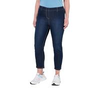Ulla Popken Femme Grandes Tailles Jegging Sienna 7/8. Jambe Slim et Taille élastique Jean Bleu foncé 44 839959903-42