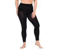 Ulla Popken Femme Grandes tailles Legging 200 den, taille confortable ultra-large noir 46+ 833806100-46+