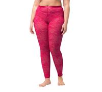 Ulla Popken Femme Grandes tailles Legging-collant, dentelle baie 54+ 816485528-54+