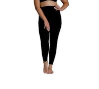 Ulla Popken Femme Grandes tailles Legging-collant thermique, taille élastique 819652