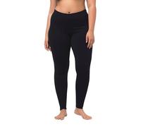 Ulla Popken Femme Grandes Tailles Legging, Coton, Ceinture élastique sur Tout Le Tour Marine 42+ 485548755-42+