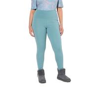 Ulla Popken Femme Grandes Tailles Legging Taille Haute Bien Chaud, avec Doublure en Fourrure d'imitation Vert Glacier 54+ 798699720-54+