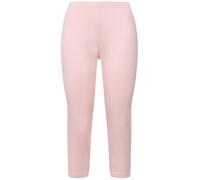 Ulla Popken Femme Grandes Tailles Pantalon Corsaire Longueur 7/8, Taille élastique - Jusqu'au 68/70 Rose bébé 66+ 574952504-66+