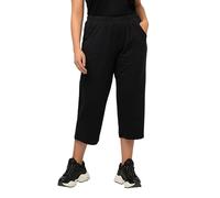 Ulla Popken 7/8- Hose, Pantalon de sport 7/8 Femme, Schwarz (Schwarz 10), W50/52