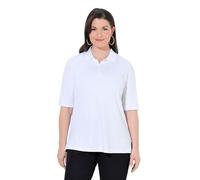 Ulla Popken Femme Grandes Tailles Polo en Coton Pima. Coupe Classic et Manches Courtes 820757