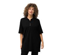 Ulla Popken Polo, Noir (Schwarz 10), 52-54 Femme