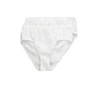 Ulla Popken Jazz-Pant 2er Pack Boxer, Blanc (Weiss 20), 48-50 Femme