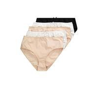 Ulla Popken Slip, 5er Pack Basic Culotte, Multicolore (Multicolor 90), 56 (Taille Fabricant: 54+) (Lot de 5) Femme