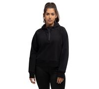Ulla Popken Capuche Cropped Sweattroyer Vestes de Survêtement, Noir, 52-54 Femme