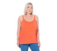 Ulla Popken Femme Grandes Tailles Top Spaghetti, Jersey Doux Rose Corail 50+ 728664510-50+