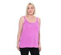 Ulla Popken Femme Grandes Tailles Top Spaghetti, Jersey Doux Rose Frais 50+ 728664807-50+